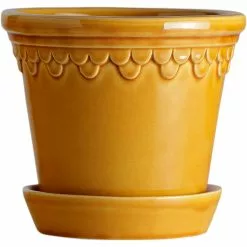 Bergs Potter Copenhagen Ruukku Pikkulautasella Keltainen, Ø14 Cm