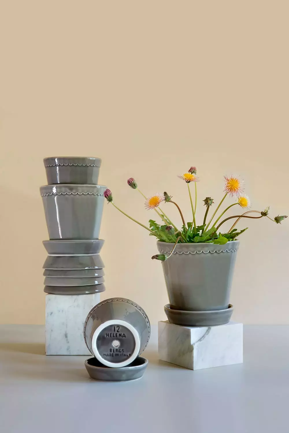 Bergs Potter Helena Ruukku Pearl Grey, 14 Cm 6 Bergs Potter Helena Ruukku Pearl Grey, 14 Cm - Image 6