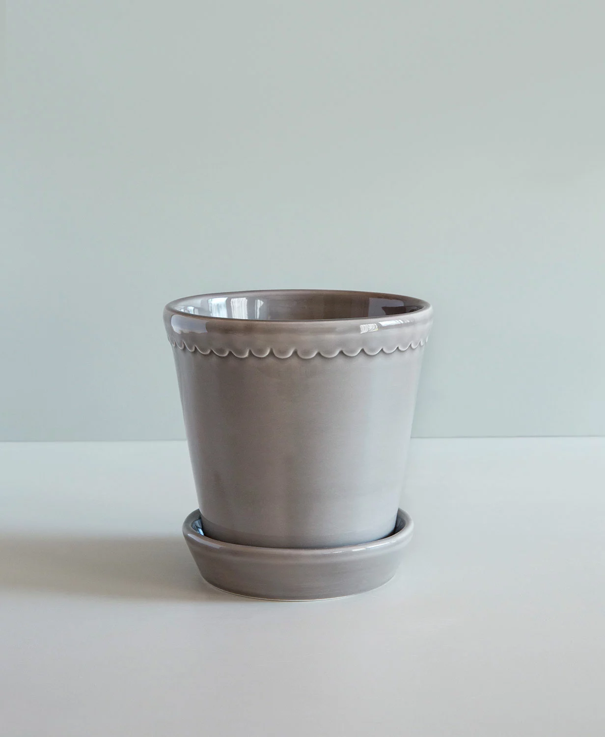 Bergs Potter Helena Ruukku Pearl Grey, 14 Cm 3 Bergs Potter Helena Ruukku Pearl Grey, 14 Cm - Image 3