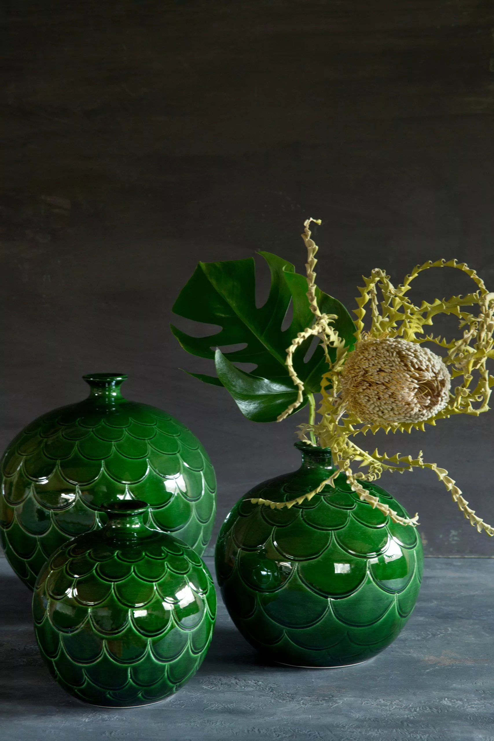 Bergs Potter Misty Maljakko 28 Cm, Vihreä 2 Bergs Potter Misty Maljakko 28 Cm, Vihreä - Image 2