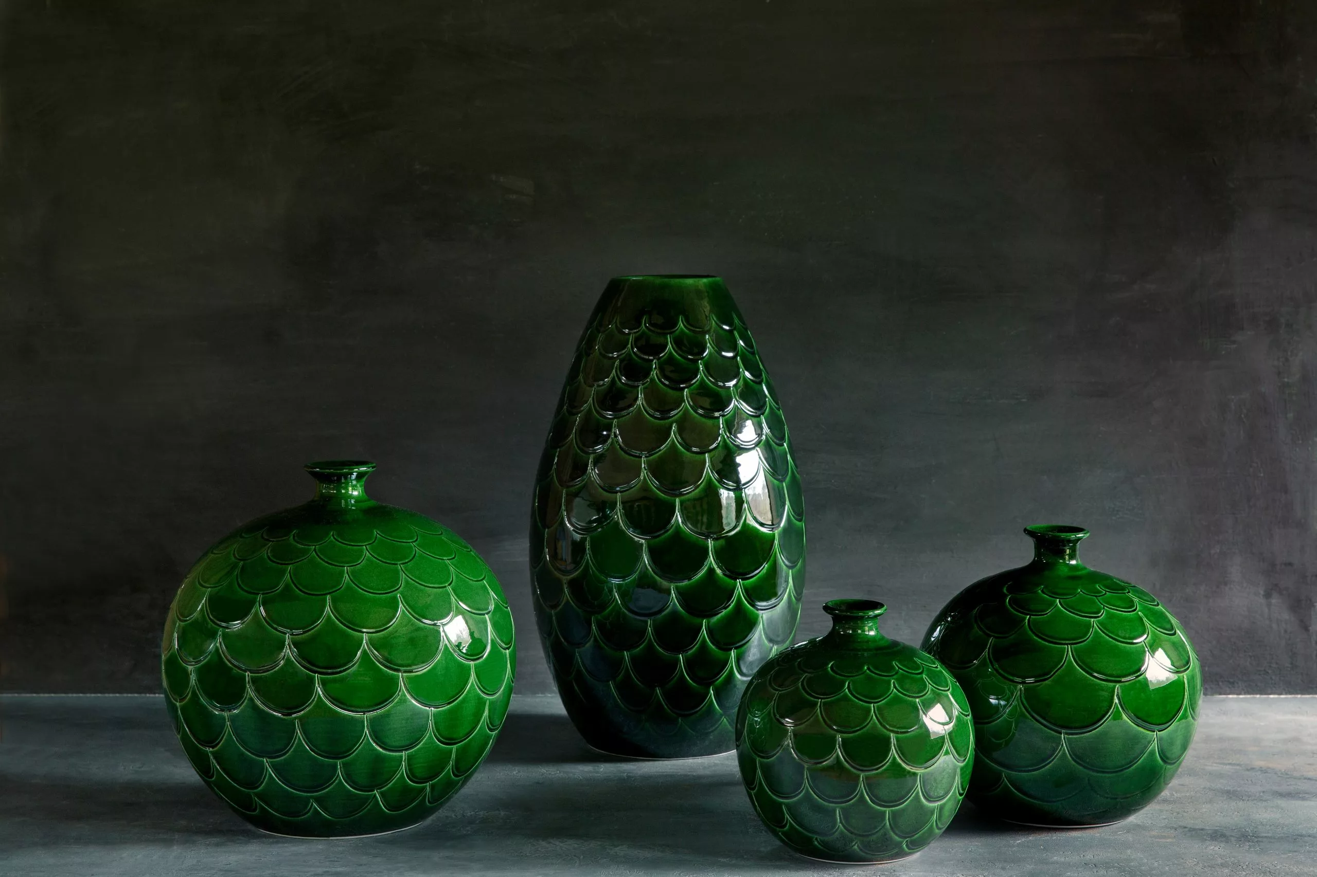 Bergs Potter Misty Maljakko 28 Cm, Vihreä 3 Bergs Potter Misty Maljakko 28 Cm, Vihreä - Image 3