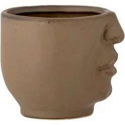 Bloomingville Hilig Ruukku Savi Ø10,5 Cm, Ruskea -Julisteet Sales Store bloomingville hilig flowerpot brown stoneware 3
