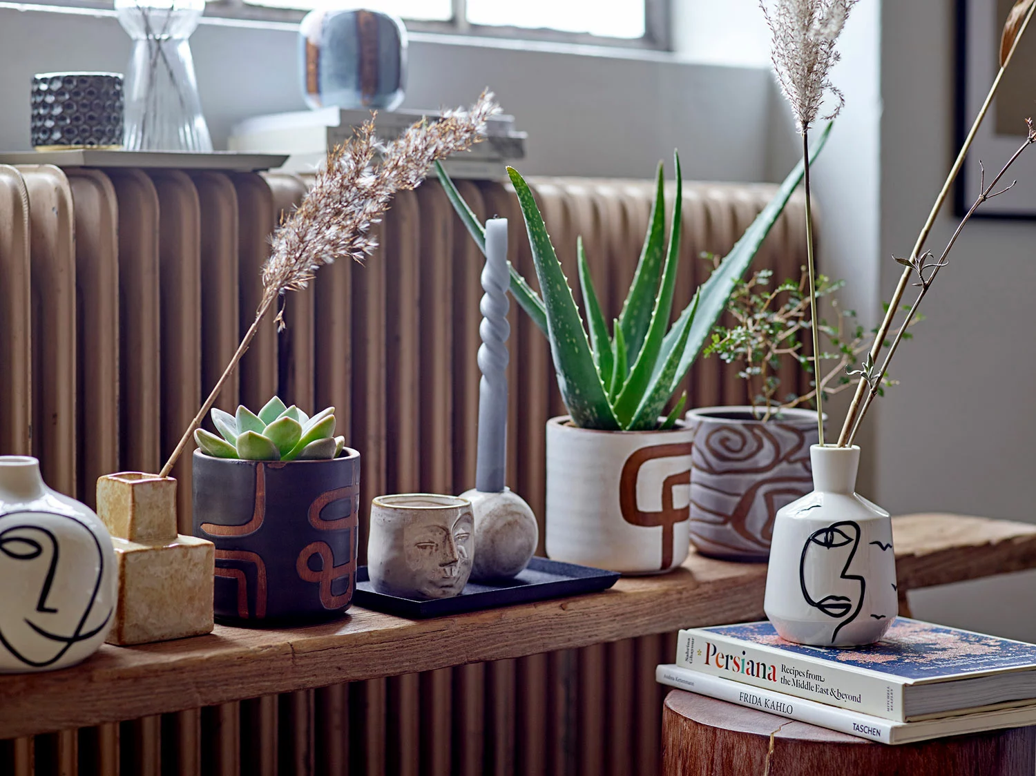 Bloomingville Lija Deco Ruukku Terracotta Ø12, Valkoinen 2 Bloomingville Lija Deco Ruukku Terracotta Ø12, Valkoinen - Image 2