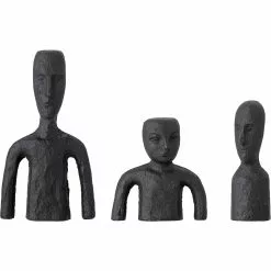 Bloomingville Rhea Veistos Metalli 3 Palaa, Musta