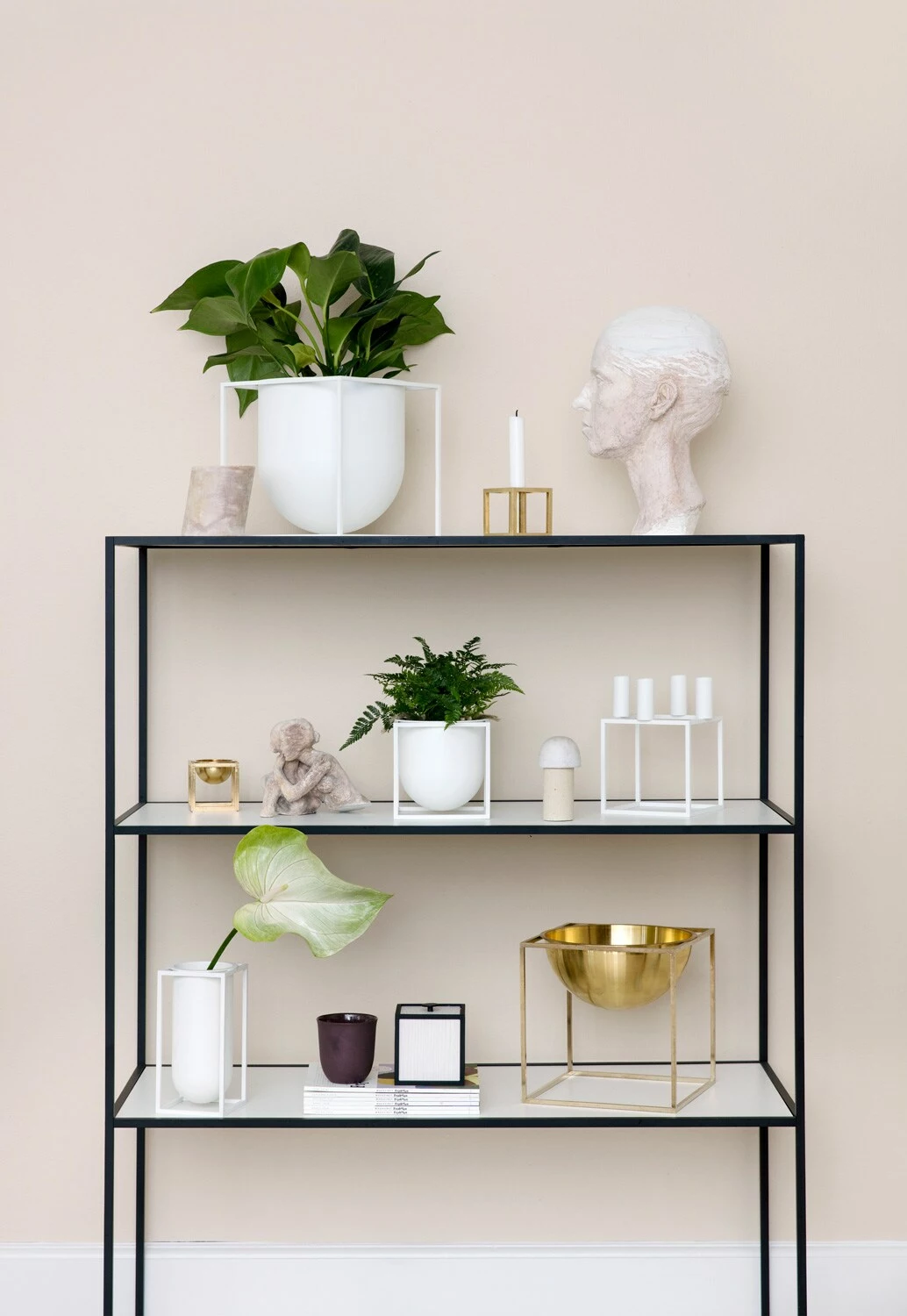 By Lassen Kubus Kukkaruukku 23 Cm, Valkoinen 3 By Lassen Kubus Kukkaruukku 23 Cm, Valkoinen - Image 3