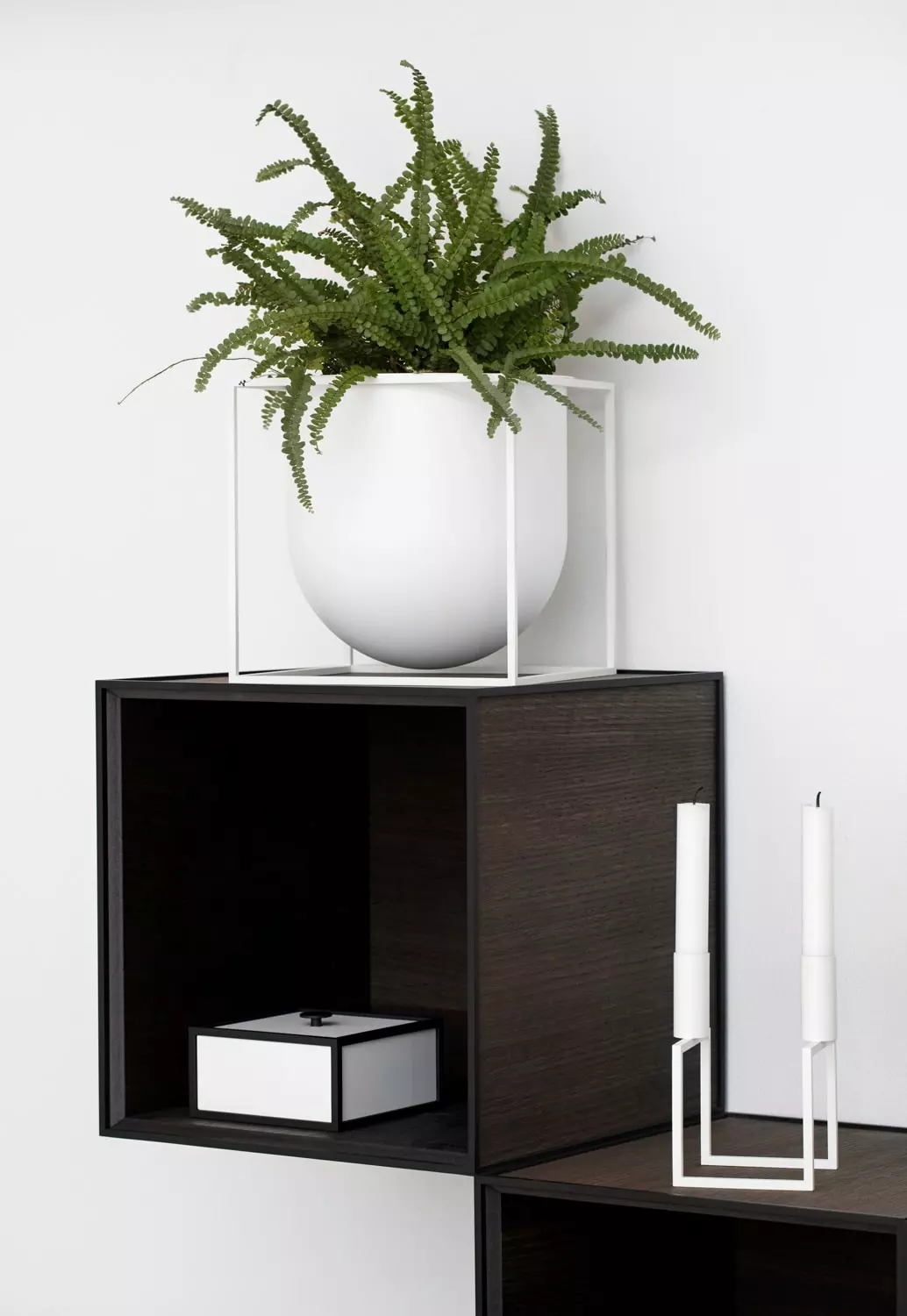 By Lassen Kubus Kukkaruukku 23 Cm, Valkoinen 5 By Lassen Kubus Kukkaruukku 23 Cm, Valkoinen - Image 5