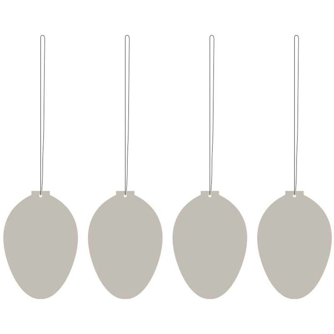 Cooee Design Egg Pääsiäiskoriste Ruostumaton Teräs 4-pakkaus, Sand 1 Cooee Design Egg Pääsiäiskoriste Ruostumaton Teräs 4-pakkaus, Sand