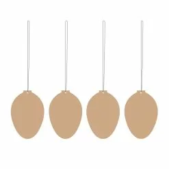 Cooee Design Easter Deco Egg, Cafe Au Lait