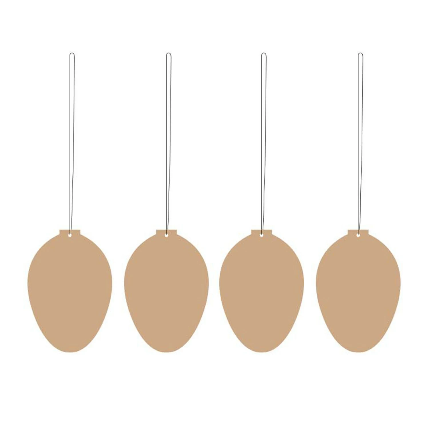 Cooee Design Easter Deco Egg, Cafe Au Lait 1 Cooee Design Easter Deco Egg, Cafe Au Lait