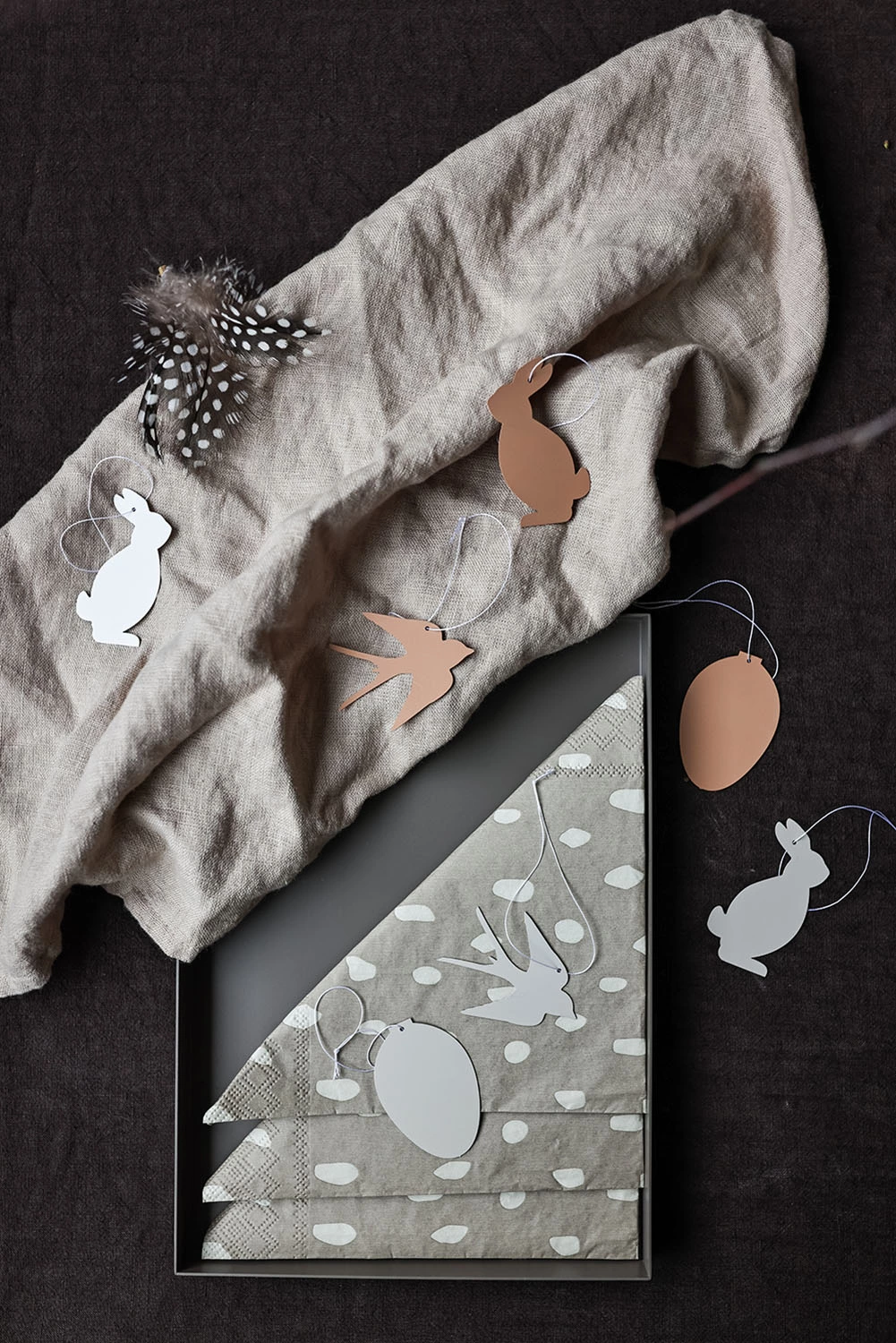 Cooee Design Easter Deco Egg, Cafe Au Lait 3 Cooee Design Easter Deco Egg, Cafe Au Lait - Image 3