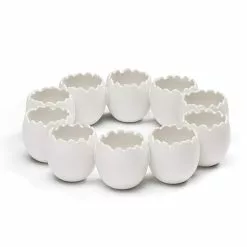 Cooee Design Wreath Pääsiäiskoriste Ø25 Cm, Valkoinen