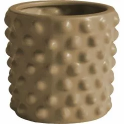 DBKD Cloudy Flower Pot Ø15 Cm, Ochre