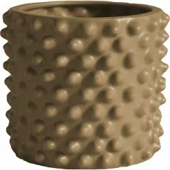 DBKD Cloudy Flower Pot Ø21 Cm , Ochre