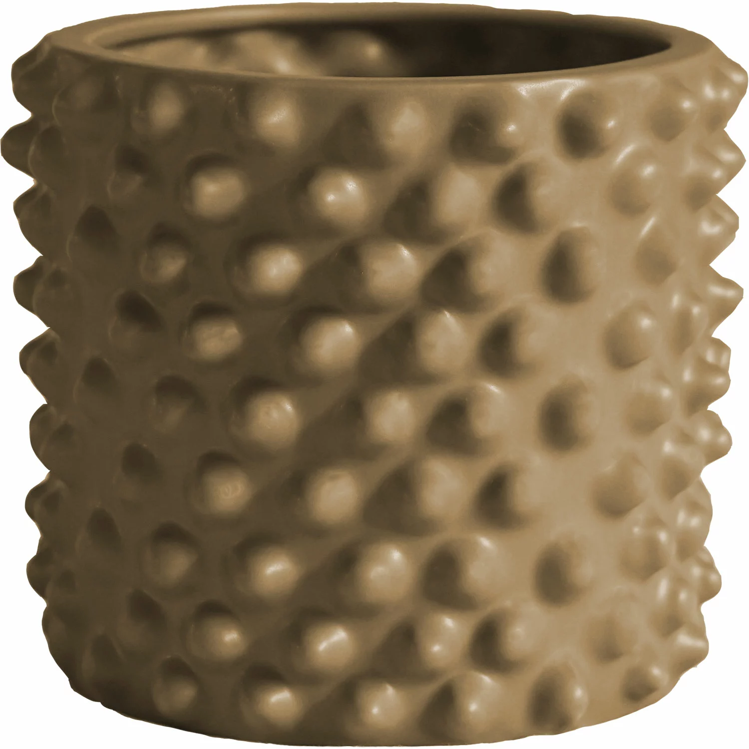 DBKD Cloudy Flower Pot Ø21 Cm , Ochre 1 DBKD Cloudy Flower Pot Ø21 Cm , Ochre