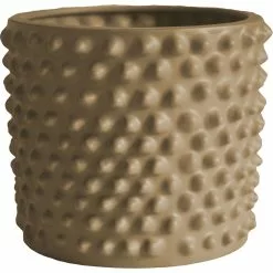 DBKD Cloudy Flower Pot Ø30 Cm , Ochre
