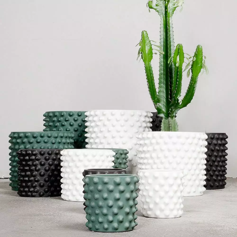 DBKD Cloudy Flower Pot Medium, Dusty Pink 3 DBKD Cloudy Flower Pot Medium, Dusty Pink - Image 3