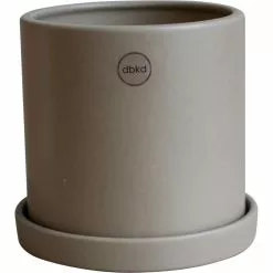 DBKD Grow Ruukku Pikkulautasella Ø13 Cm, Dust