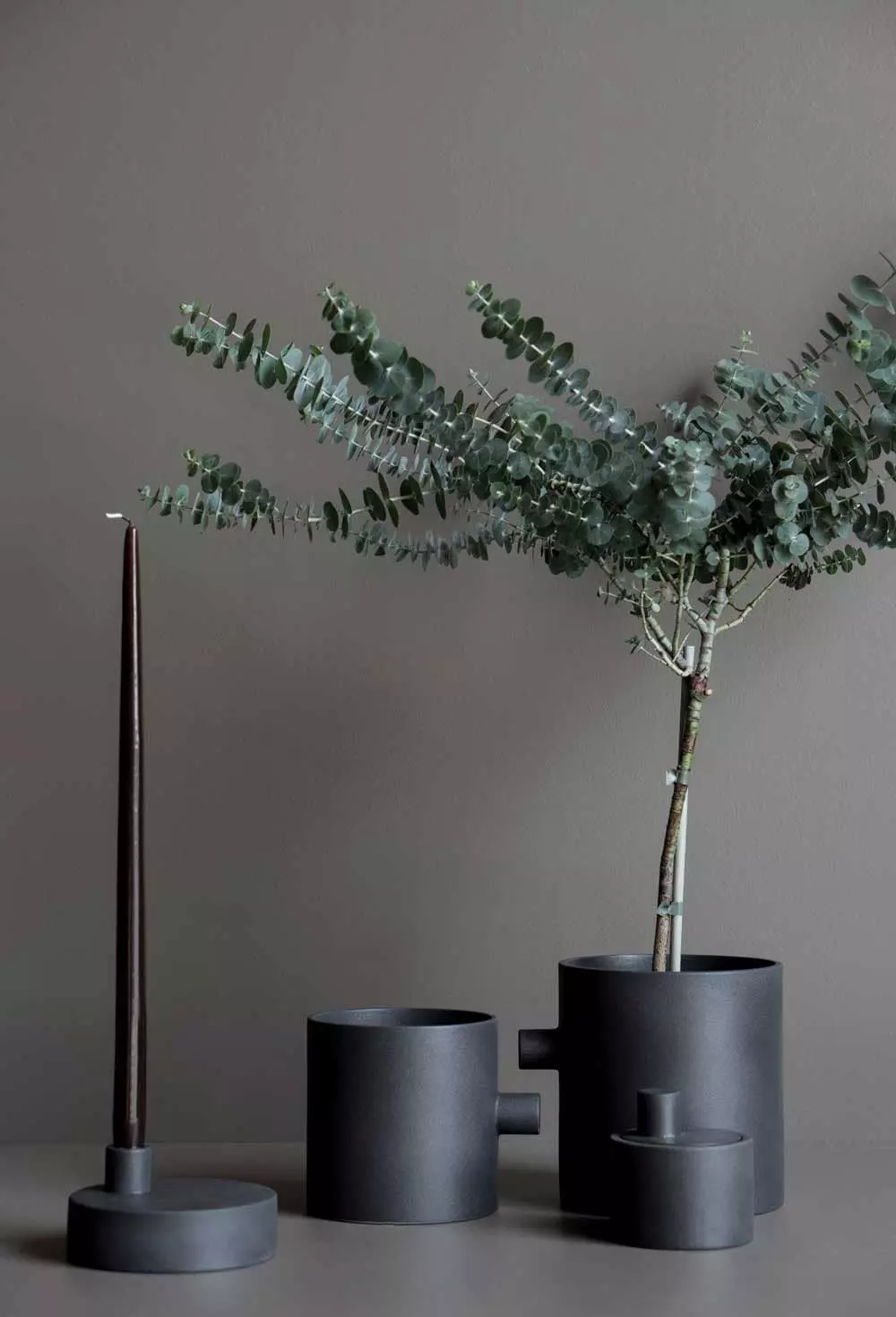 DBKD Knob Ruukku 14x14 Cm, Taupe-ruskea 3 DBKD Knob Ruukku 14x14 Cm, Taupe-ruskea - Image 3