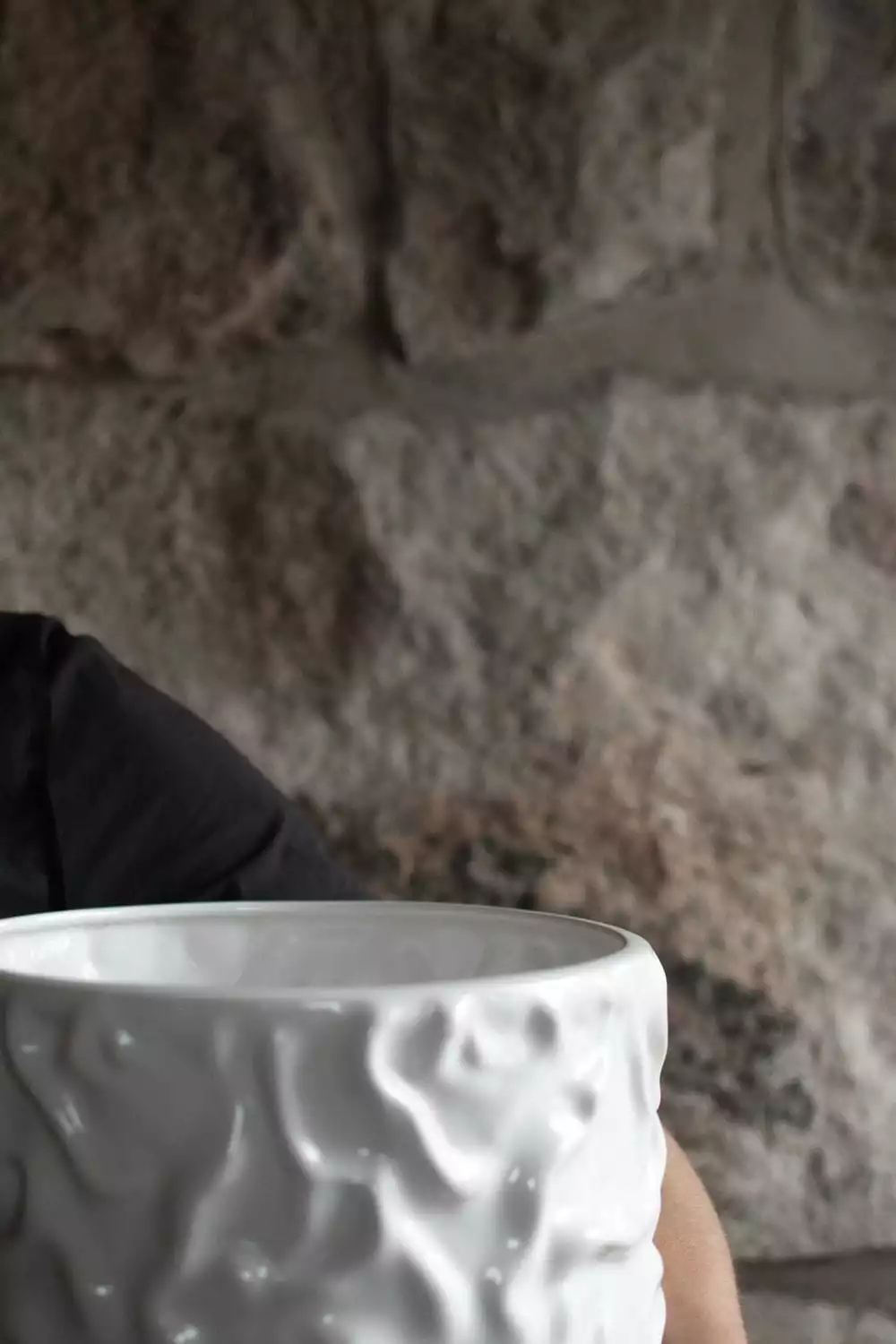 DBKD Swoon Ruukku Shiny White Ø15 Cm, Shiny White 4 DBKD Swoon Ruukku Shiny White Ø15 Cm, Shiny White - Image 4