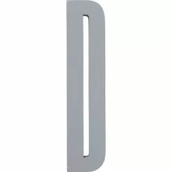 Design Letters, Harmaa Kirjain Puuta, D