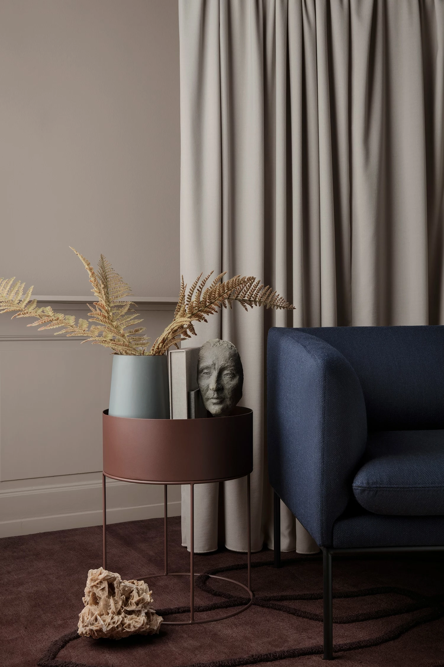 Ferm LIVING Plant Box Round, Vaaleanh 5 Ferm LIVING Plant Box Round, Vaaleanh - Image 5