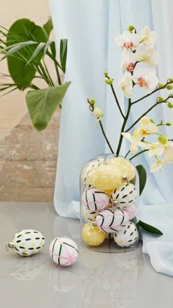 Holmegaard Pääsiäiskoriste 7.5 Cm Leaf, Pinkki -Julisteet Sales Store holmegaard souvenir easter paskhange h75 leaf 3