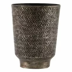 House Doctor Oli Ruukku Brushed Black,  14,5x18 Cm