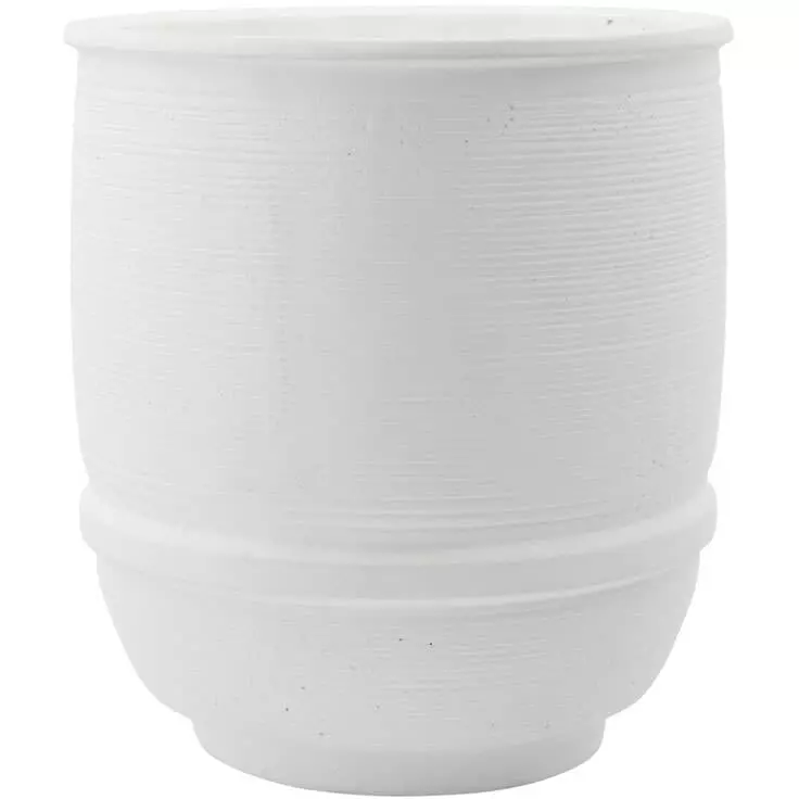 House Doctor Ground Ruukku Valkoinen, Ø18 Cm H20 Cm 1 House Doctor Ground Ruukku Valkoinen, Ø18 Cm H20 Cm
