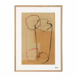 Iittala Alvar Aalto Art Juliste 50x70 Cm, Sketch Brown