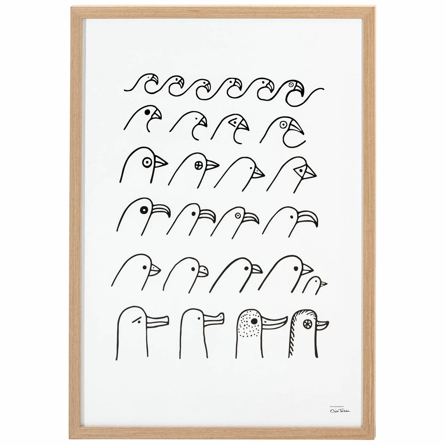 Iittala Oiva Toikka Collection Juliste 50x70 Cm, Birdhouse 1 Iittala Oiva Toikka Collection Juliste 50x70 Cm, Birdhouse