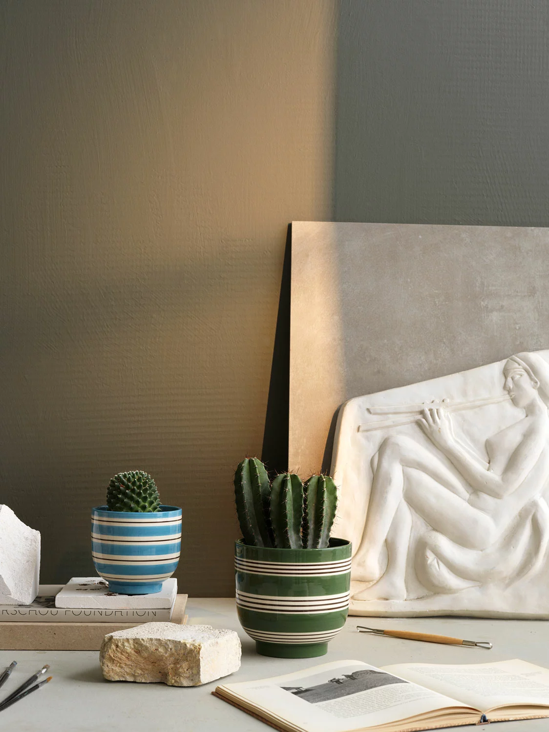 Kähler Omaggio Nuovo Kukkaruukku Sininen Ø12 Cm 2 Kähler Omaggio Nuovo Kukkaruukku Sininen Ø12 Cm - Image 2