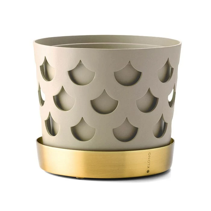 Klong Trio Drop Ruukku Beige, 12 Cm / Small 1 Klong Trio Drop Ruukku Beige, 12 Cm / Small