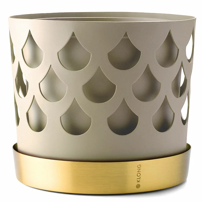 Klong Trio Drop Ruukku Beige, 18 Cm / Medium 1 Klong Trio Drop Ruukku Beige, 18 Cm / Medium