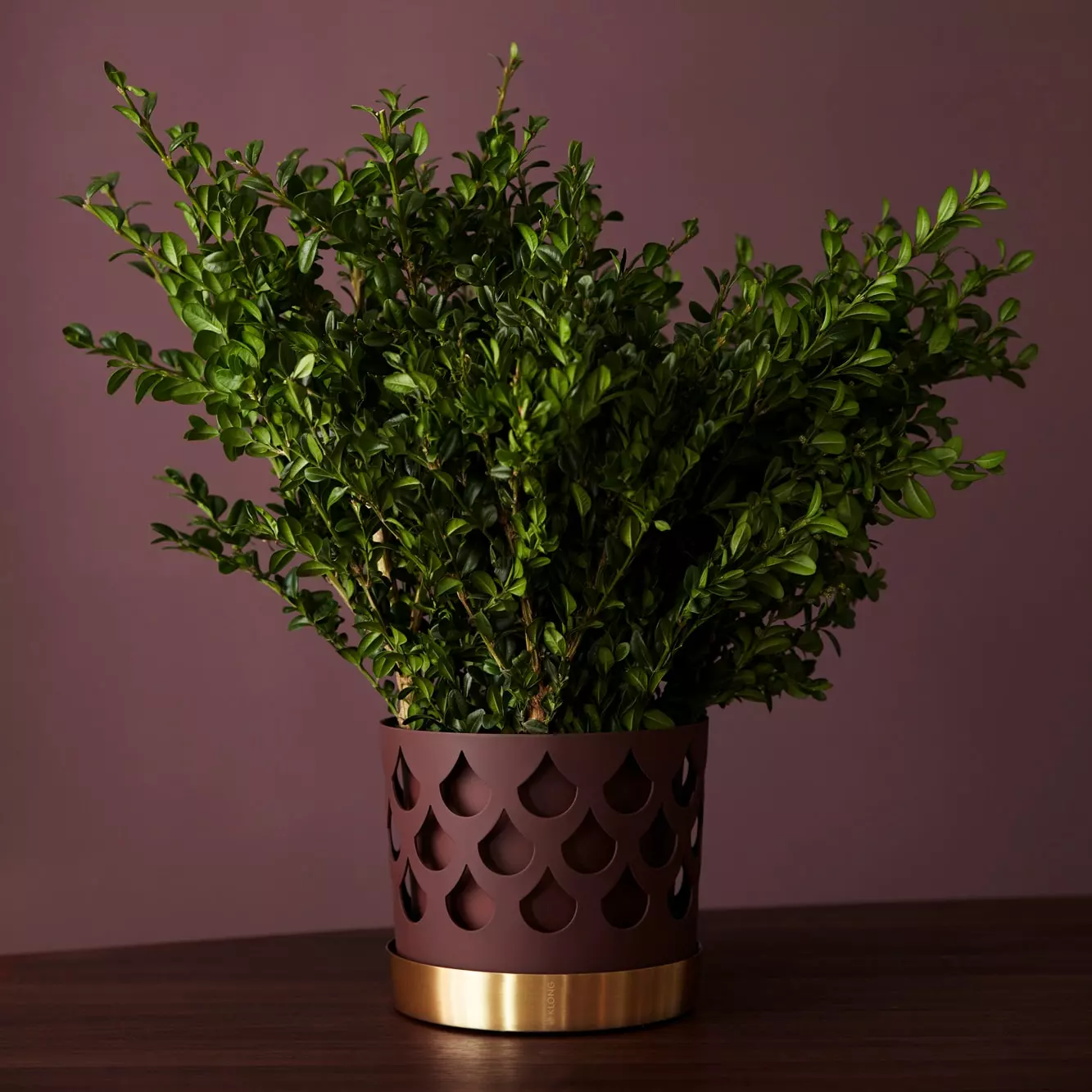 Klong Trio Drop Ruukku Tummanpunainen, 28 Cm / Large 3 Klong Trio Drop Ruukku Tummanpunainen, 28 Cm / Large - Image 3