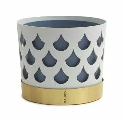 Klong Trio Flowerpot Drop, White