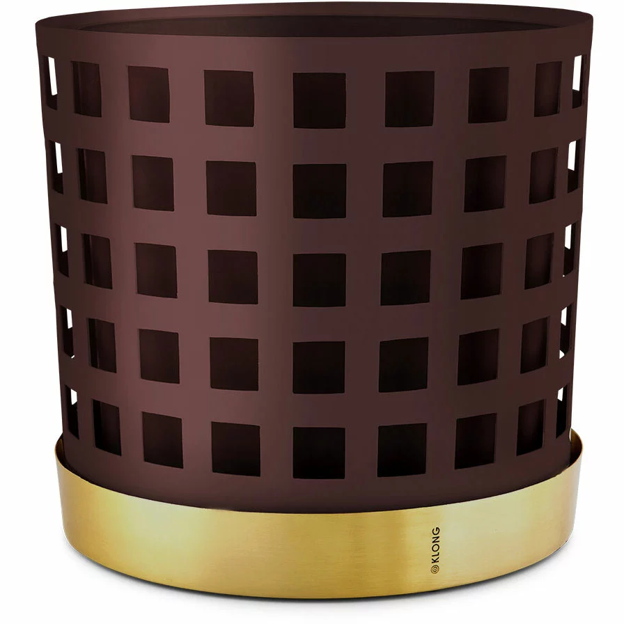 Klong Trio Square Ruukku Tummanpunainen, Ø28 Cm / Large 1 Klong Trio Square Ruukku Tummanpunainen, Ø28 Cm / Large
