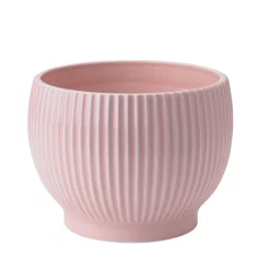 Knabstrup Keramik Ulkoruukku Uurteinen Ø16,5 Cm, Pinkki