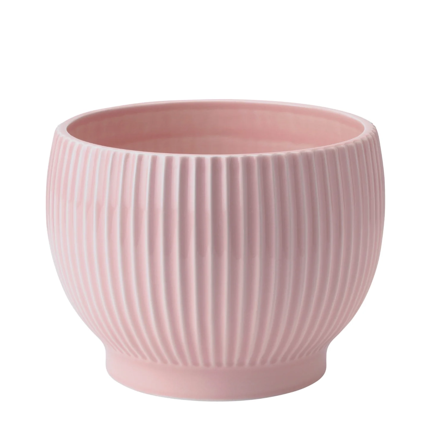 Knabstrup Keramik Ulkoruukku Uurteinen Ø16,5 Cm, Pinkki 1 Knabstrup Keramik Ulkoruukku Uurteinen Ø16,5 Cm, Pinkki