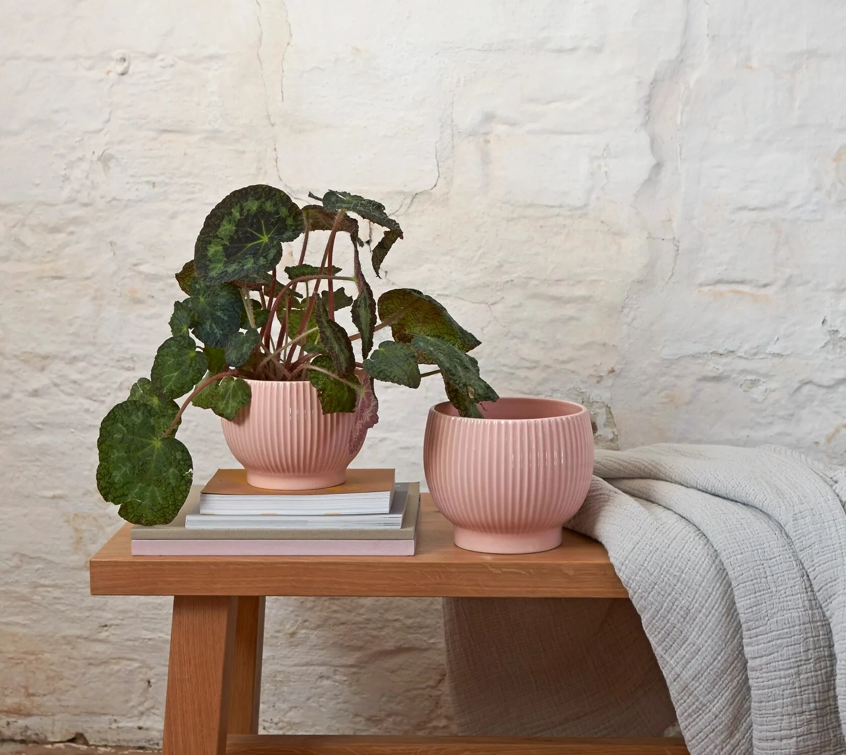 Knabstrup Keramik Ulkoruukku Uurteinen Ø16,5 Cm, Pinkki 2 Knabstrup Keramik Ulkoruukku Uurteinen Ø16,5 Cm, Pinkki - Image 2