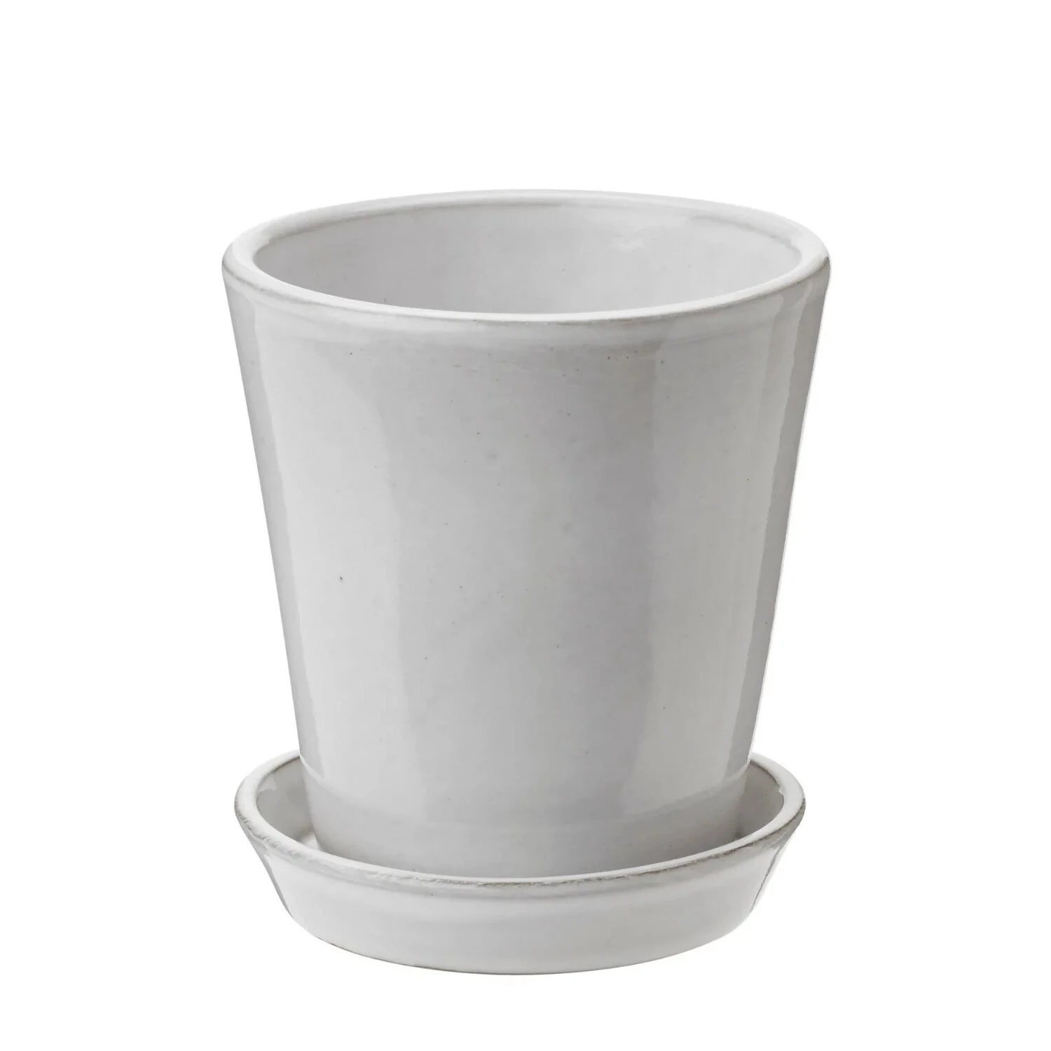 Knabstrup Keramik Istutusruukku Ø10,5 Cm, Valkoinen 1 Knabstrup Keramik Istutusruukku Ø10,5 Cm, Valkoinen