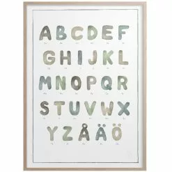 Kunskapstavlan® Alfabet Juliste 50x70 Cm