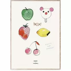 MADO Fruits & Friends Juliste, 50x70 Cm
